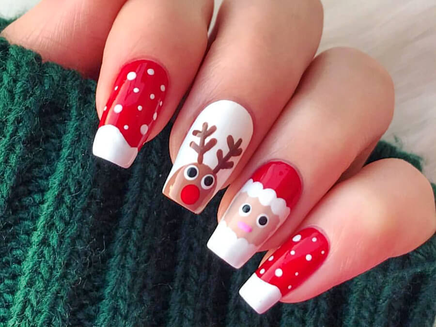Christmas nails, Diva Nails & Spa